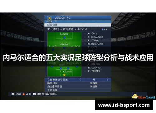 内马尔适合的五大实况足球阵型分析与战术应用